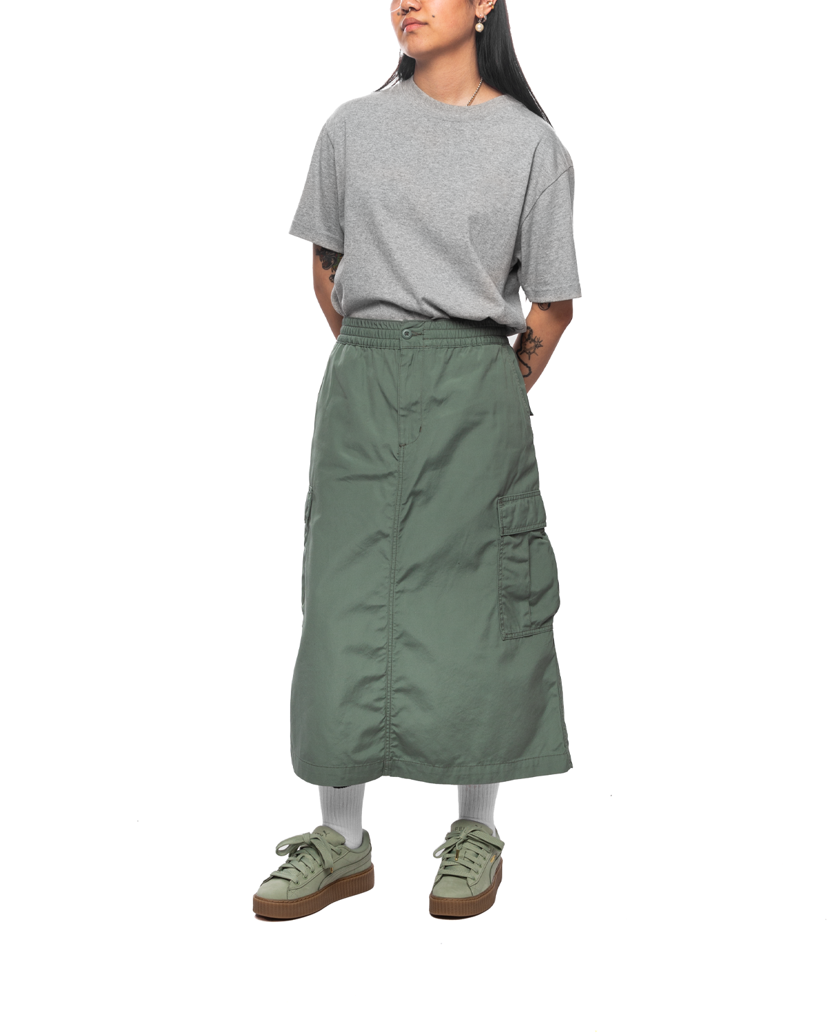 Jet Cargo Skirt Park (Rinsed) Womens