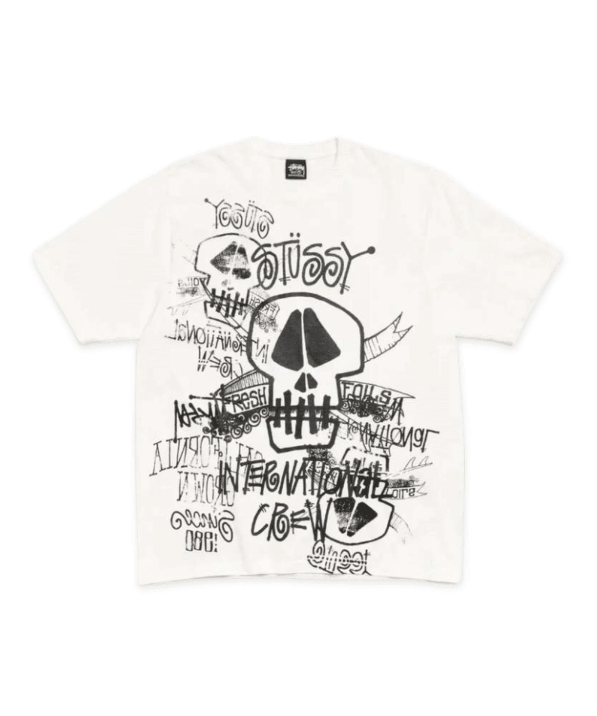 Skulls Tee Pigment Dyed Natural - LIKELIHOOD