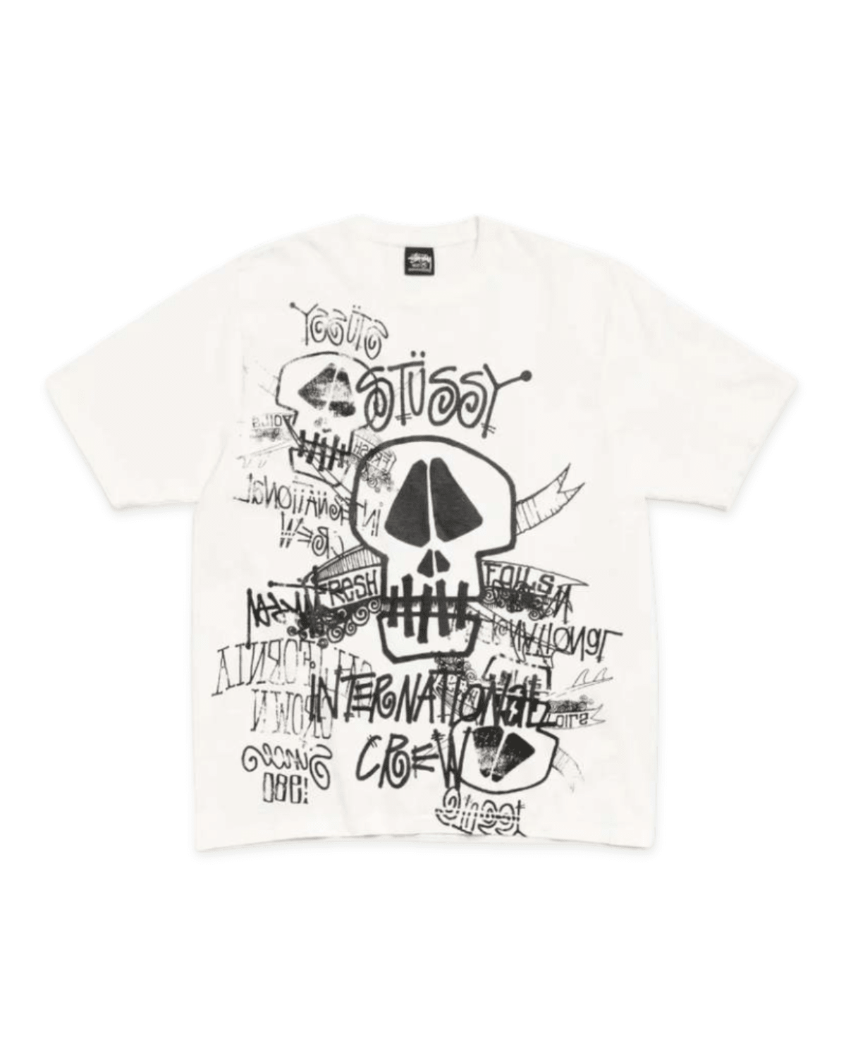 Skulls Tee Pigment Dyed Natural - LIKELIHOOD