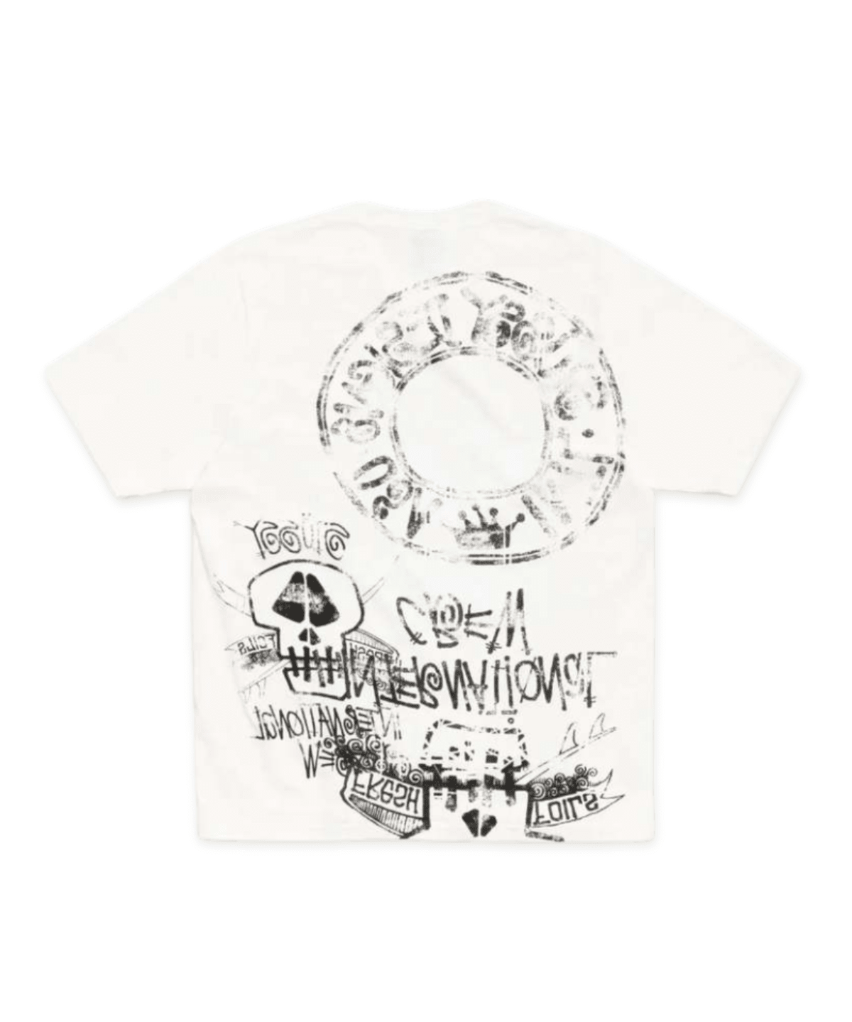 Skulls Tee Pigment Dyed Natural - LIKELIHOOD