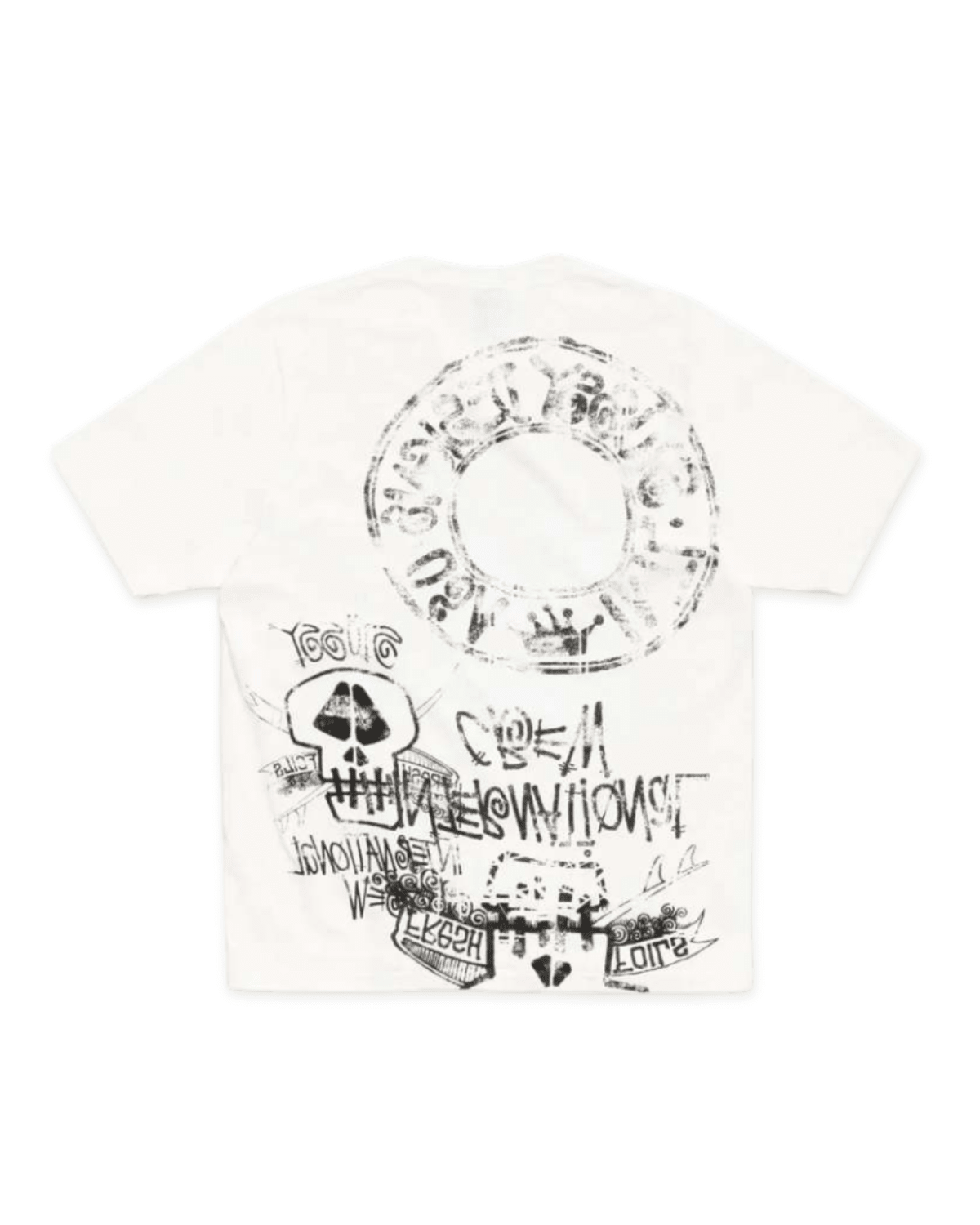 Skulls Tee Pigment Dyed Natural - LIKELIHOOD