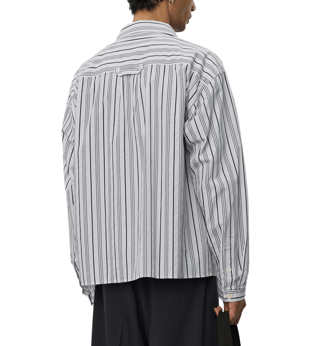 Snooze Shirt Grey Raised Stripe - LIKELIHOOD