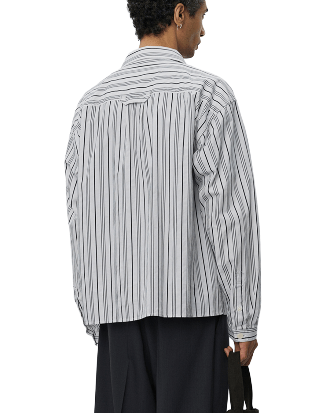 Snooze Shirt Grey Raised Stripe - LIKELIHOOD