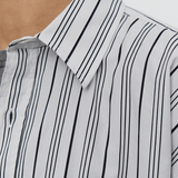 Snooze Shirt Grey Raised Stripe - LIKELIHOOD