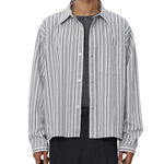 Snooze Shirt Grey Raised Stripe - LIKELIHOOD