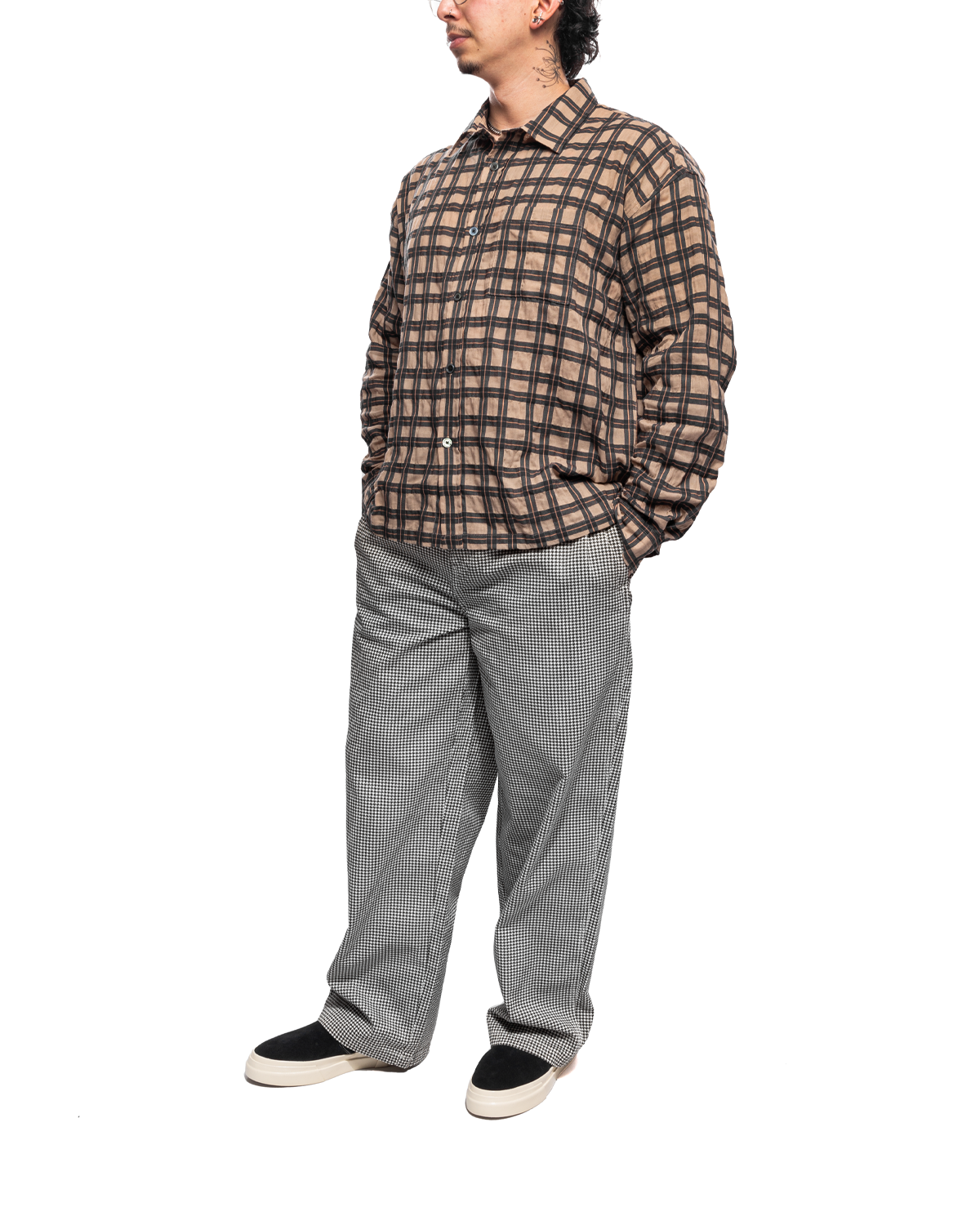 Workgear Trouser Twill Houndstooth