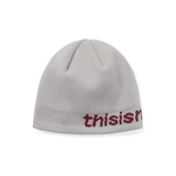 SP - Logo No Cuff Beanie Off White - LIKELIHOOD