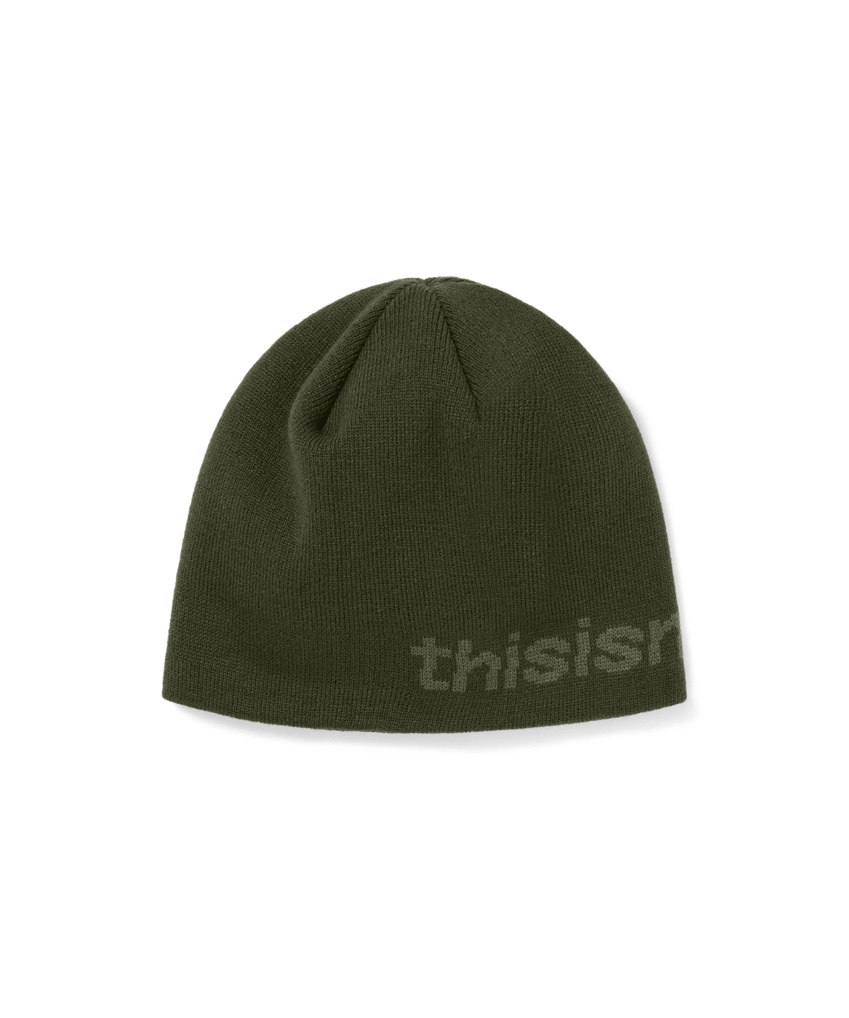 SP - Logo No Cuff Beanie Olive - LIKELIHOOD