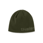 SP - Logo No Cuff Beanie Olive - LIKELIHOOD