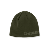 SP - Logo No Cuff Beanie Olive - LIKELIHOOD