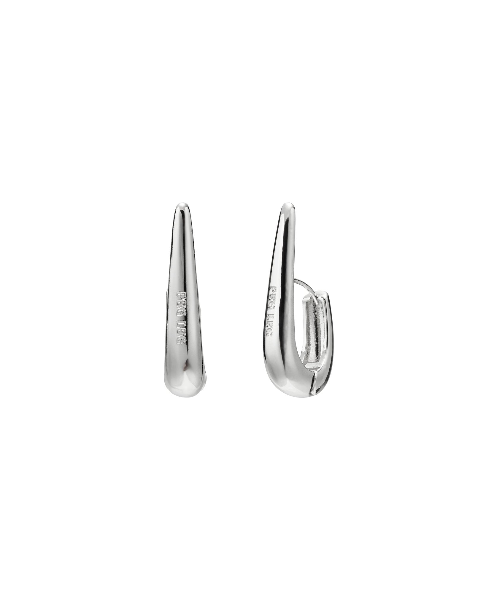 Spinous Core Earrings Silver - LIKELIHOOD