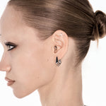 Spinous Point Earrings Silver - LIKELIHOOD