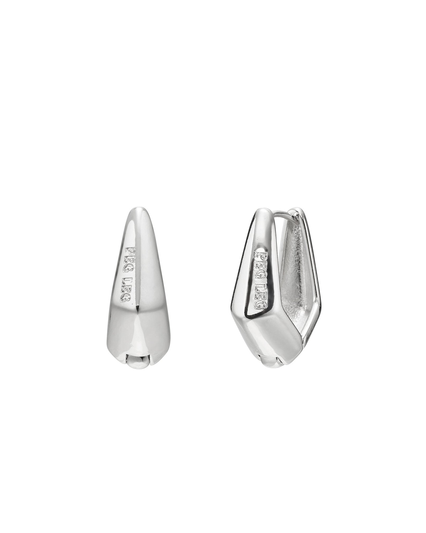 Spinous Point Earrings Silver - LIKELIHOOD
