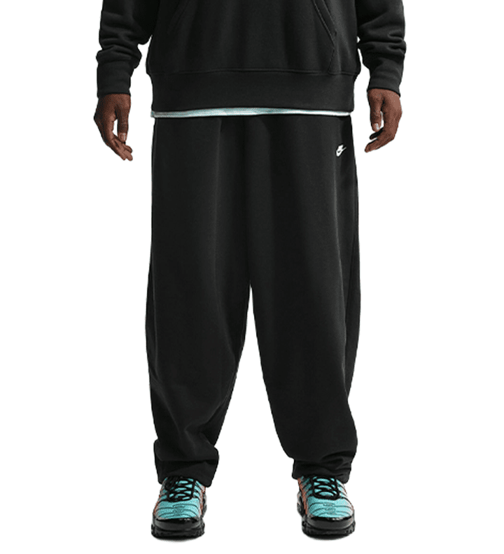 Sportswear Club Oversized French Terry Pants Black - LIKELIHOOD