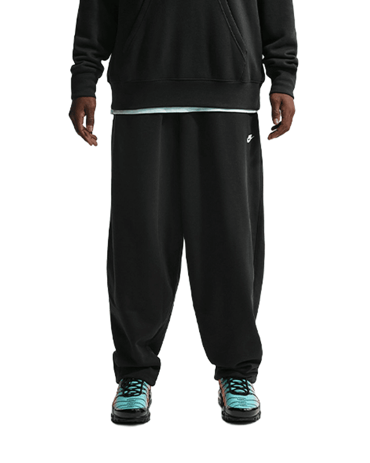 Sportswear Club Oversized French Terry Pants Black - LIKELIHOOD