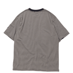 S/S Crew Neck Tee - Cotton Stripe Jersey Navy/Beige - LIKELIHOOD