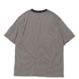 S/S Crew Neck Tee - Cotton Stripe Jersey Navy/Beige - LIKELIHOOD