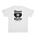 S/S Heart II Hartt T-Shirt White - LIKELIHOOD