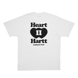 S/S Heart II Hartt T-Shirt White - LIKELIHOOD