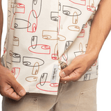 S/S Sumor Shirt OUTLINE PRINT, WAX - LIKELIHOOD