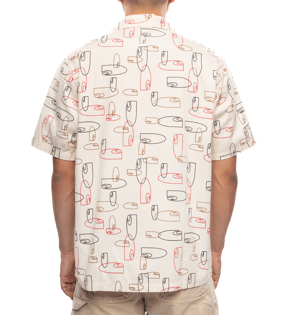 S/S Sumor Shirt OUTLINE PRINT, WAX - LIKELIHOOD