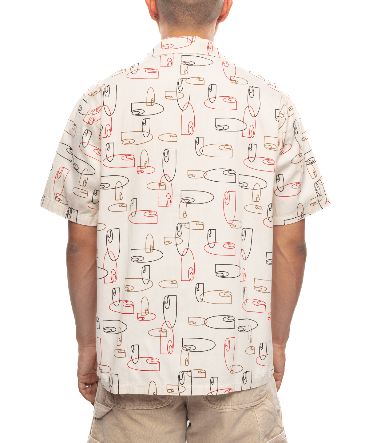 S/S Sumor Shirt OUTLINE PRINT, WAX - LIKELIHOOD