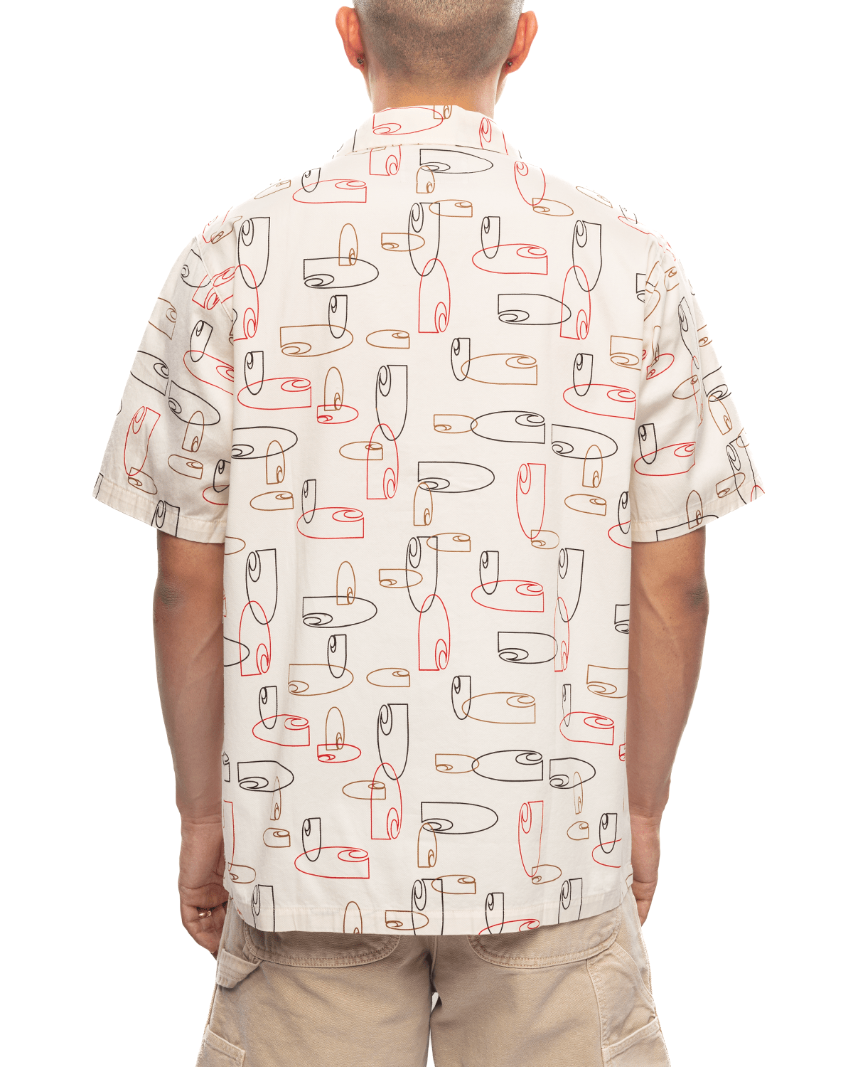 S/S Sumor Shirt OUTLINE PRINT, WAX - LIKELIHOOD