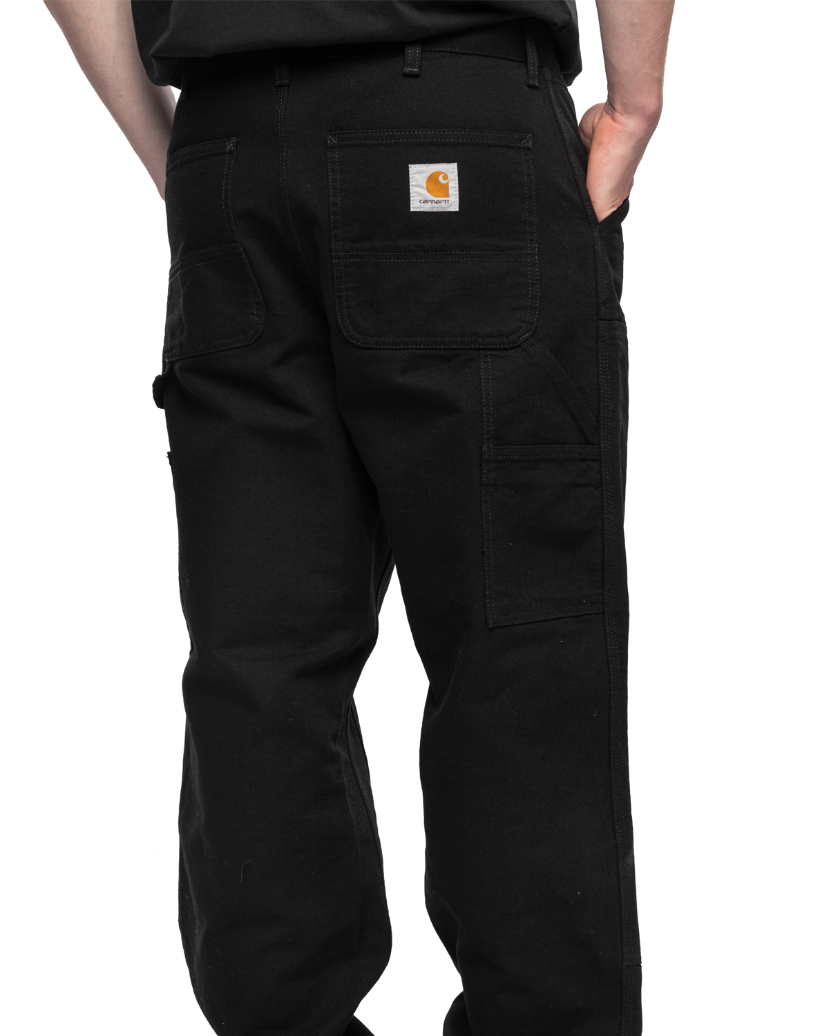 SS24 Double Knee Pant Black (Rinsed)