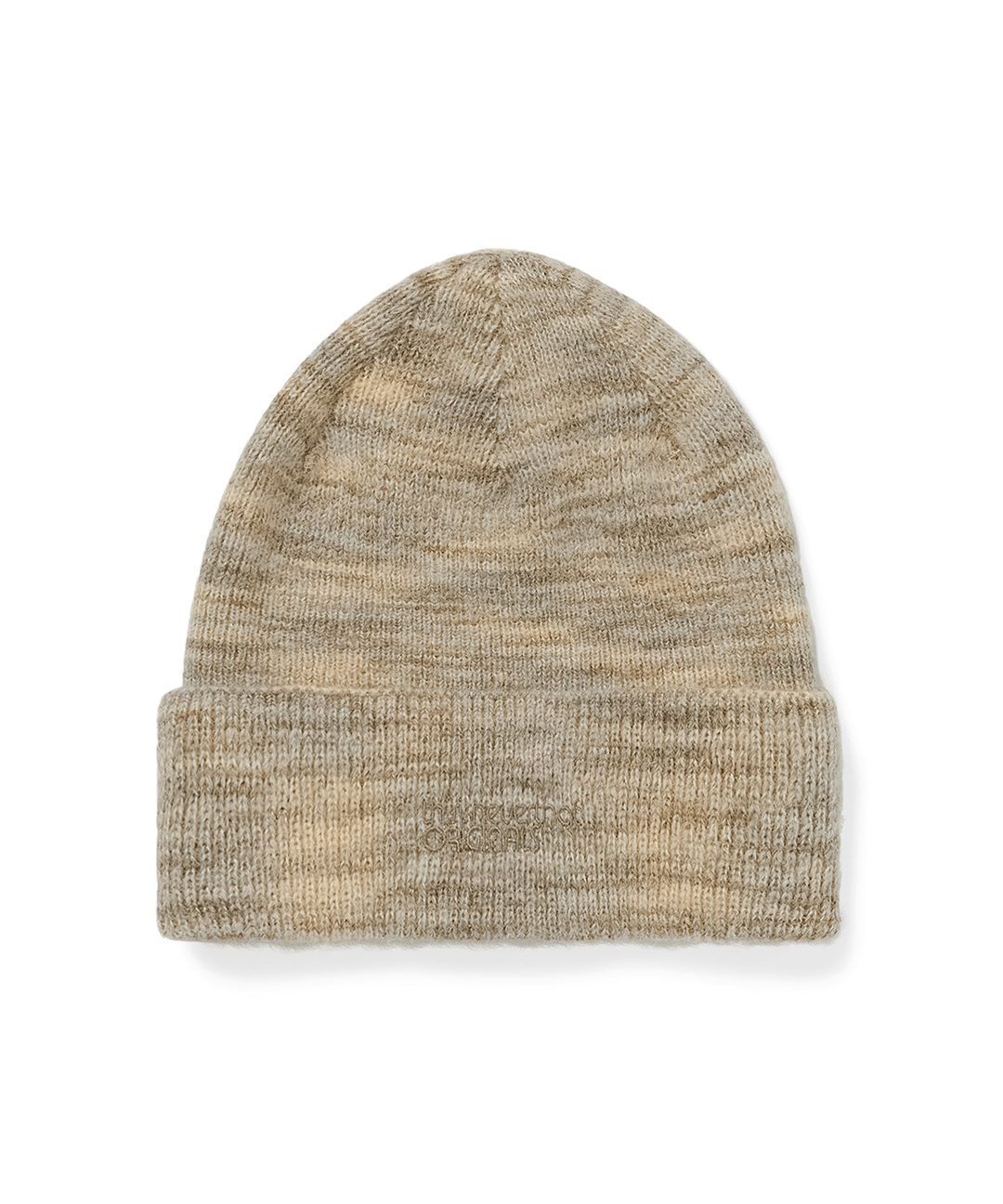 Static Knit Beanie Beige - LIKELIHOOD