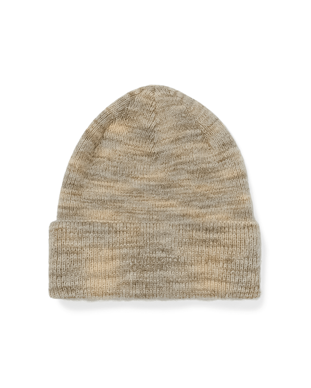 Static Knit Beanie Beige - LIKELIHOOD