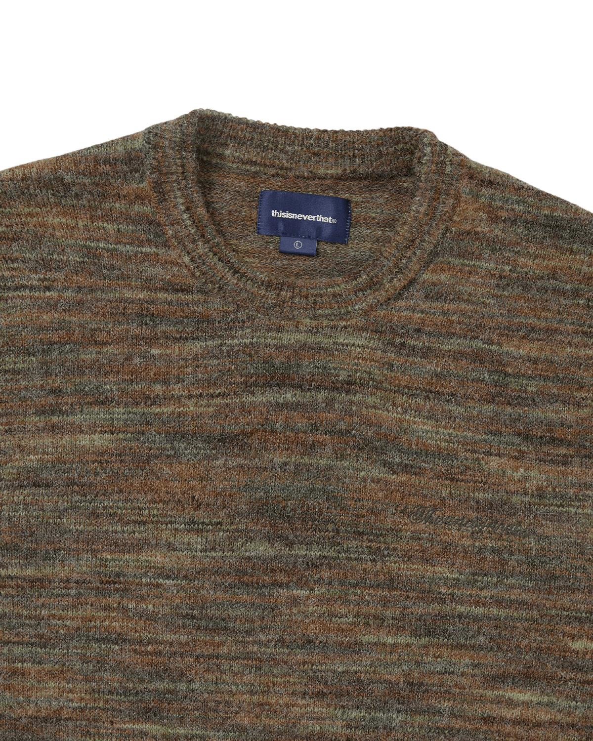 Static Knit Sweater Olive - LIKELIHOOD
