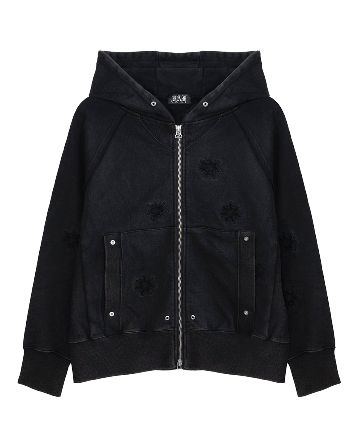 Stella Zip Up Hoodie Black - LIKELIHOOD