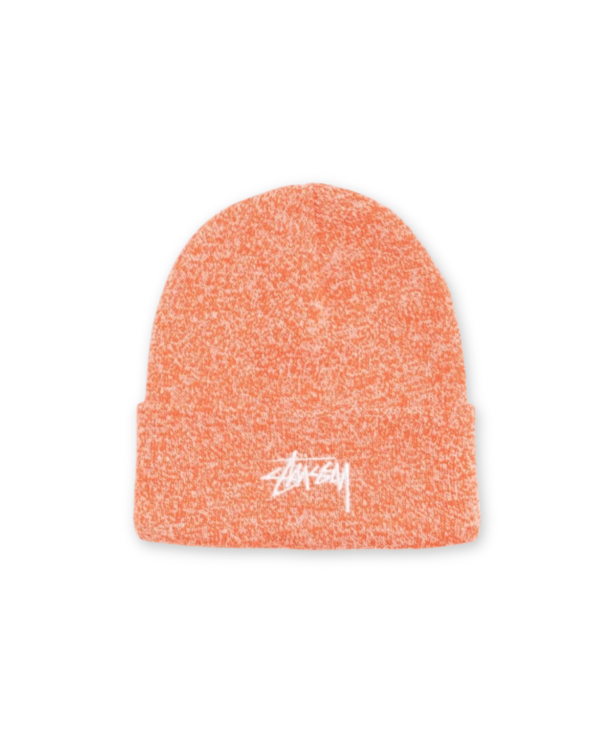 Stock Cuff Beanie Marled Orange - LIKELIHOOD
