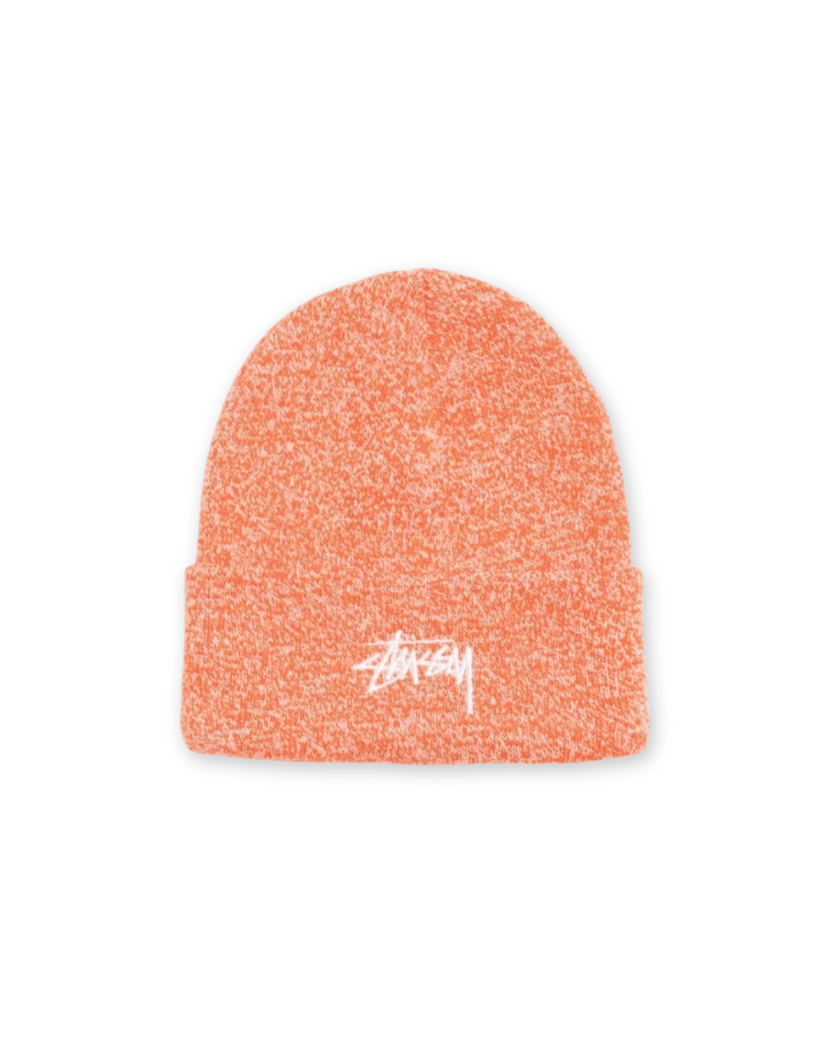 Stock Cuff Beanie Marled Orange - LIKELIHOOD