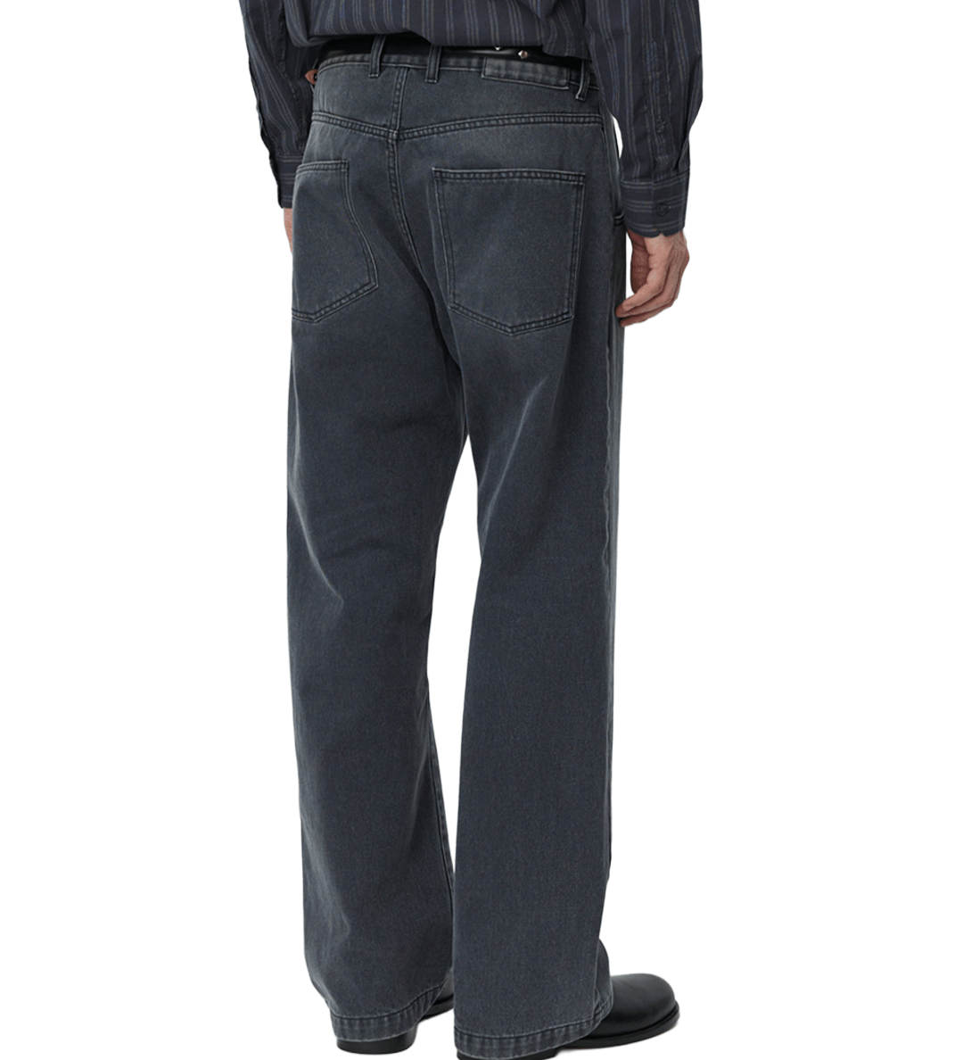 Straight Cut Jeans Faded Black - LIKELIHOOD