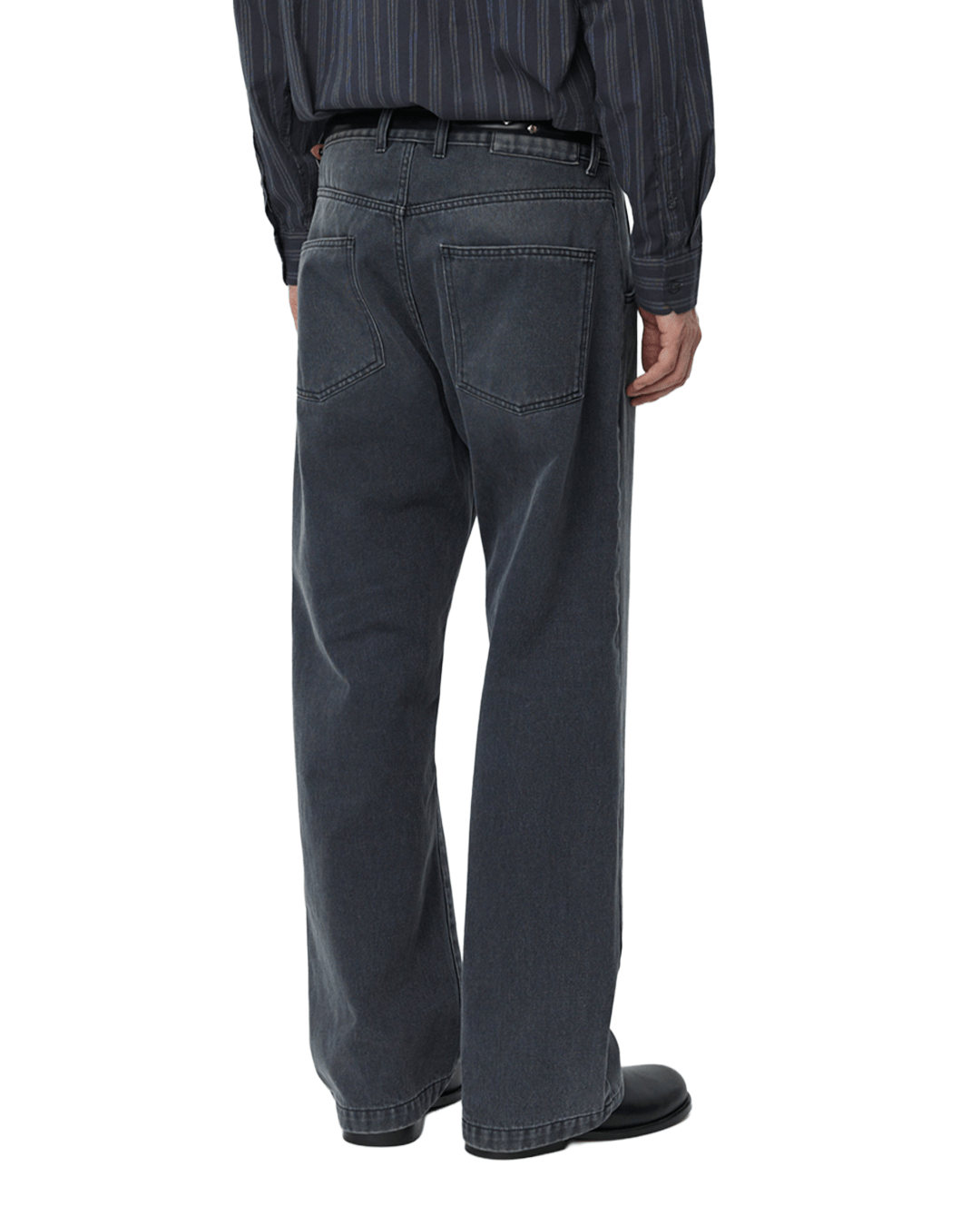 Straight Cut Jeans Faded Black - LIKELIHOOD