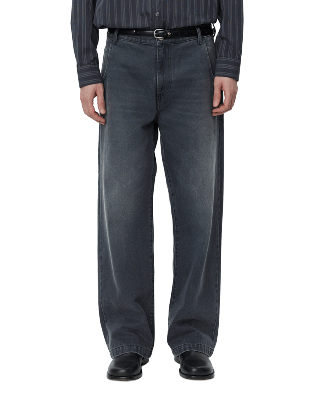 Straight Cut Jeans Faded Black - LIKELIHOOD