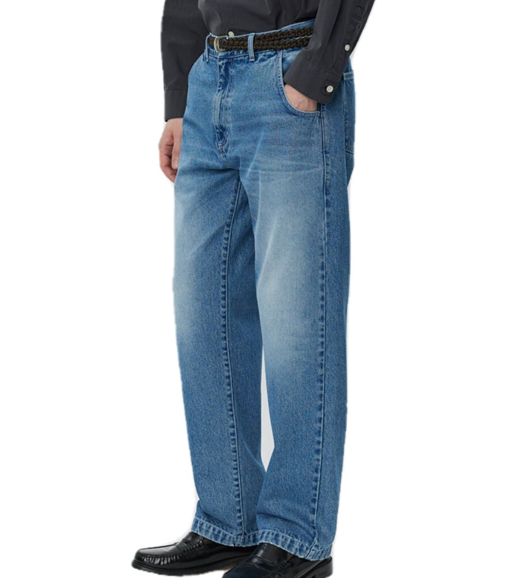 Straight Cut Jeans Vintage Blue - LIKELIHOOD