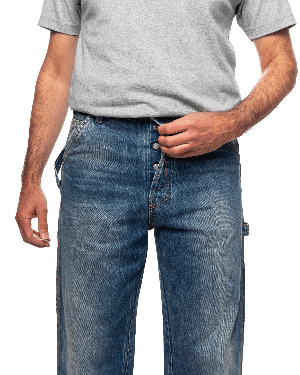 Straight Leg Trouser Denim Blue - LIKELIHOOD