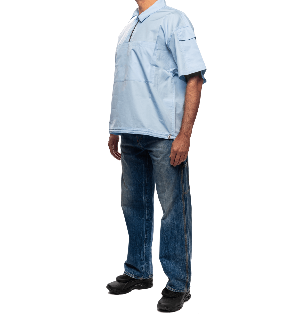 Straight Leg Trouser Denim Blue - LIKELIHOOD