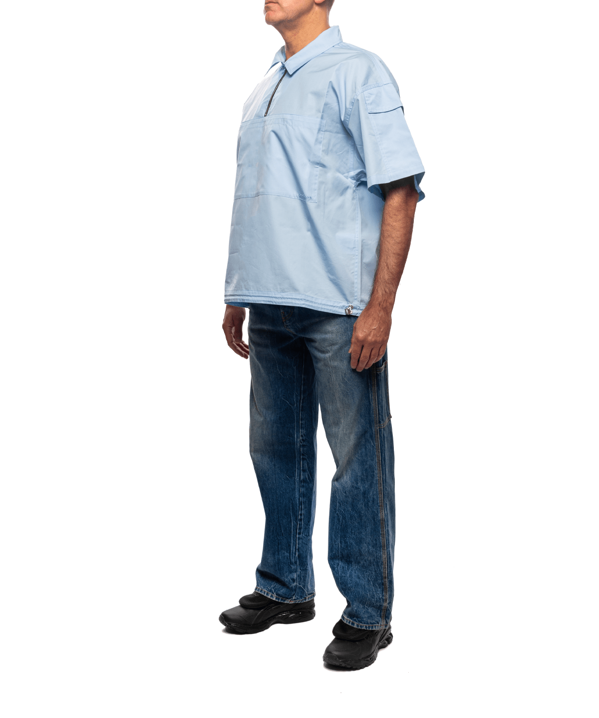 Straight Leg Trouser Denim Blue - LIKELIHOOD