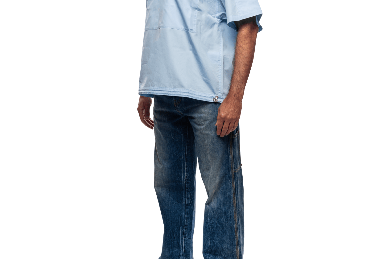 Straight Leg Trouser Denim Blue - LIKELIHOOD