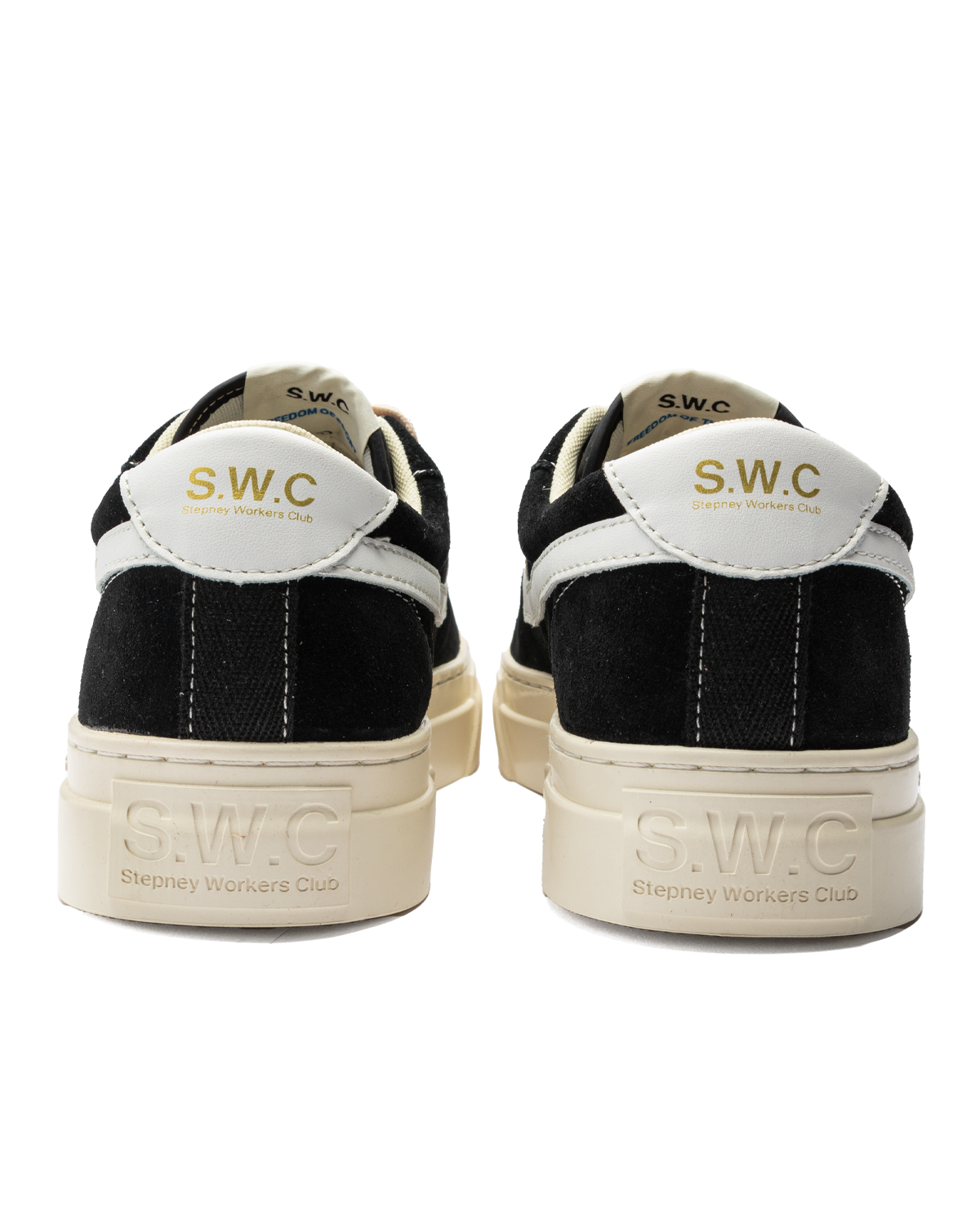 Dellow S-Strike Cup Suede Black-White