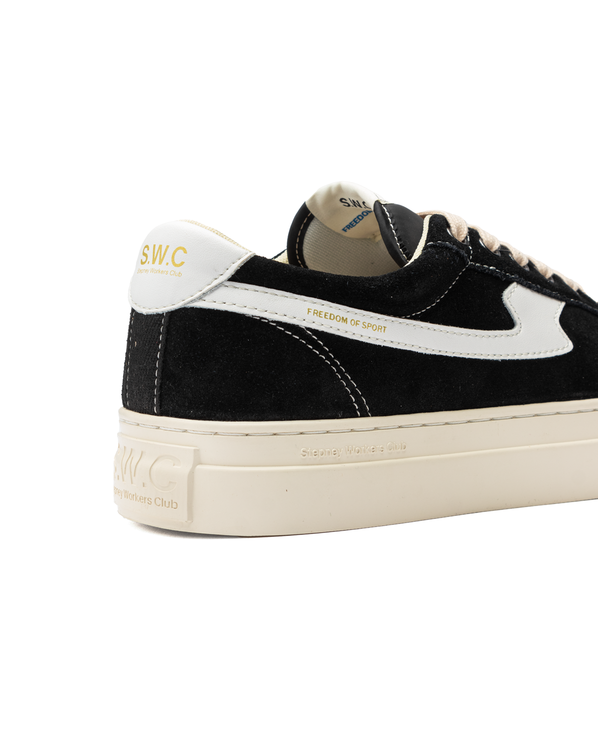 Dellow S-Strike Cup Suede Black-White