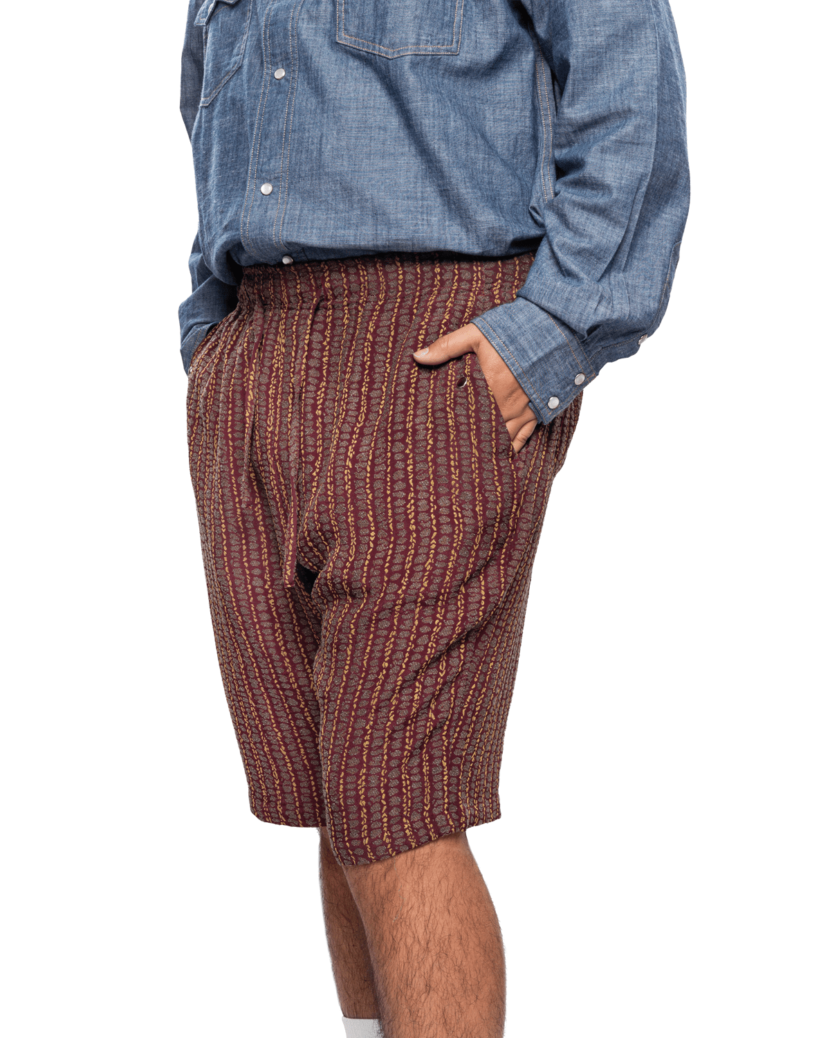 String Cowboy Shorts Bordeaux - LIKELIHOOD