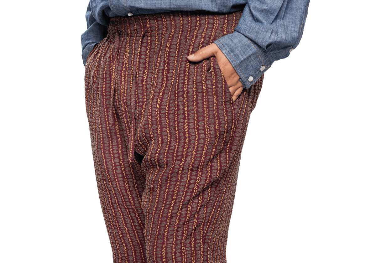 String Cowboy Shorts Bordeaux - LIKELIHOOD