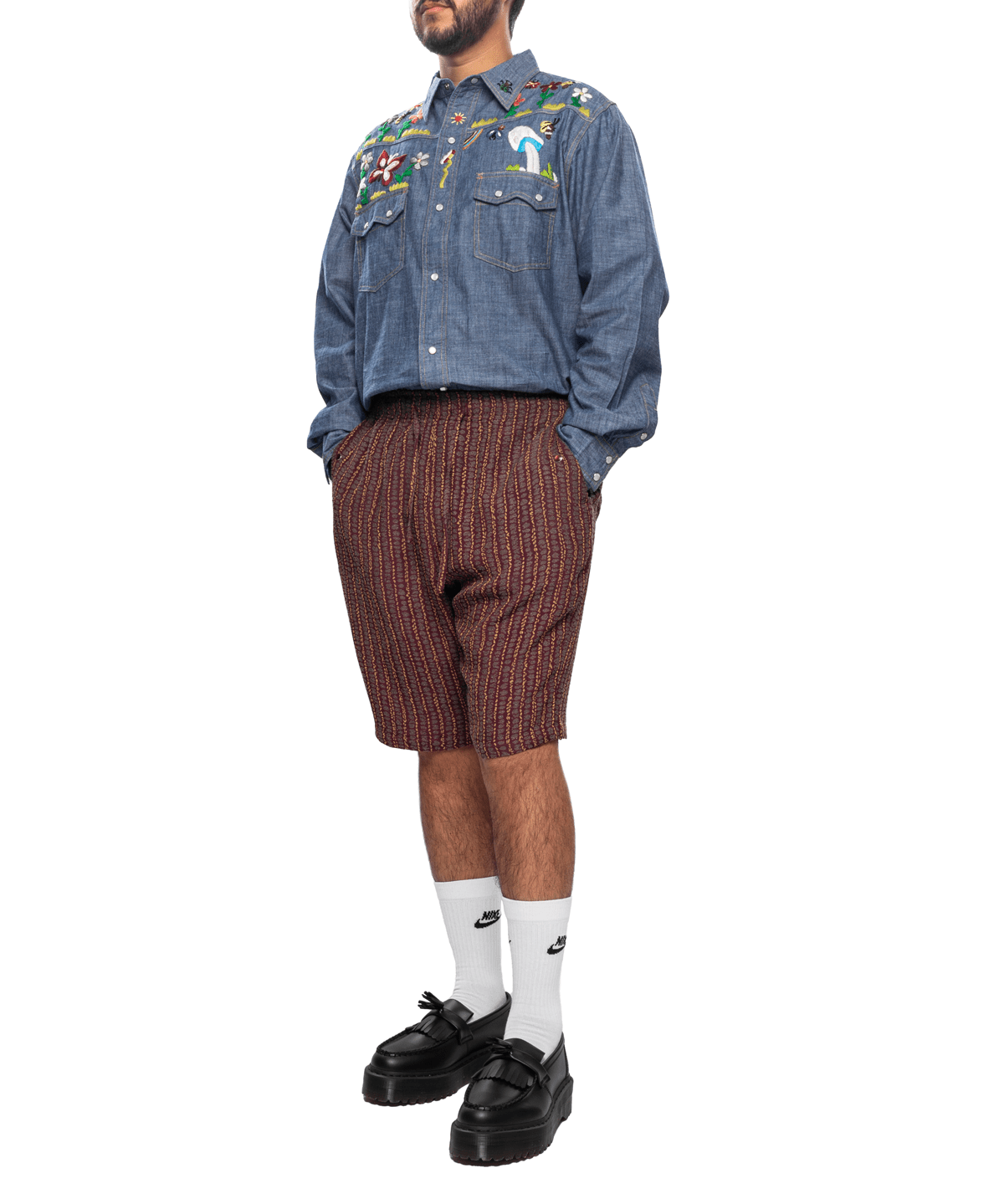 String Cowboy Shorts Bordeaux - LIKELIHOOD