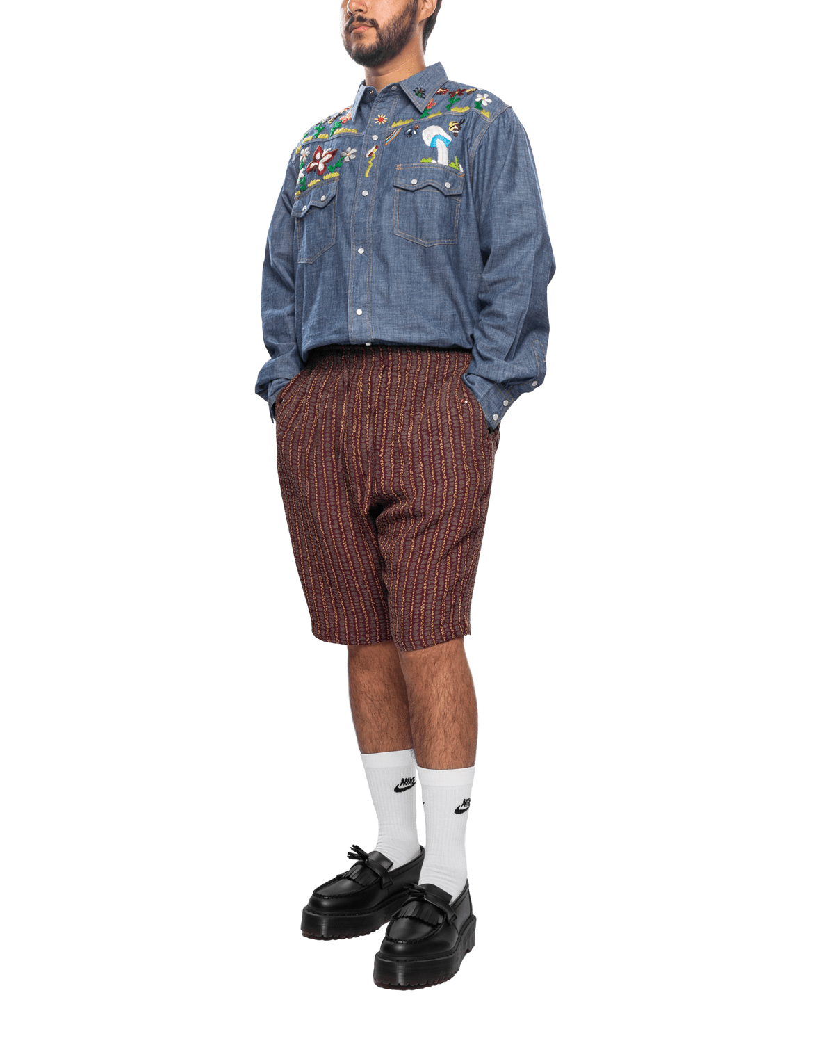 String Cowboy Shorts Bordeaux - LIKELIHOOD