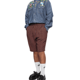 String Cowboy Shorts Bordeaux - LIKELIHOOD