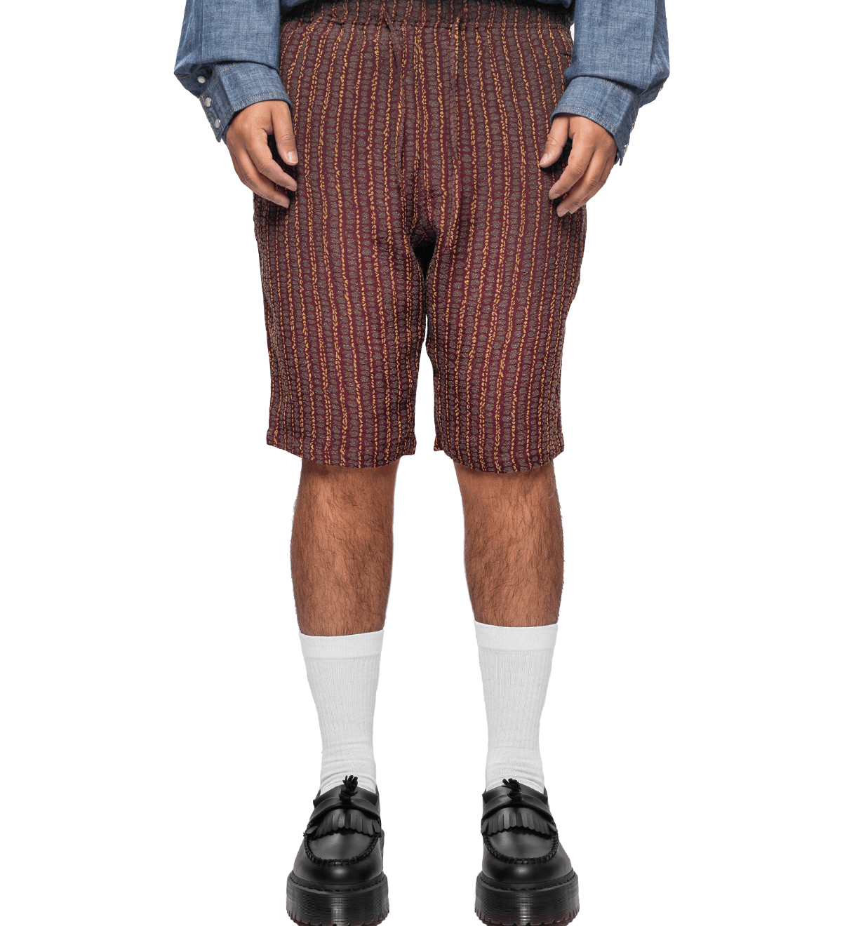 String Cowboy Shorts Bordeaux - LIKELIHOOD